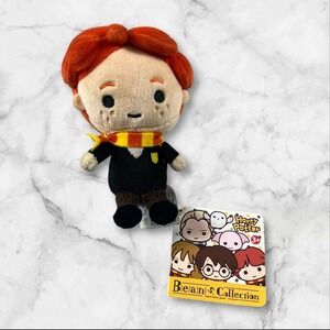 Harry Potter Ron Weasley Plush Beans Collection Wizarding World Chibi Gryffindor
